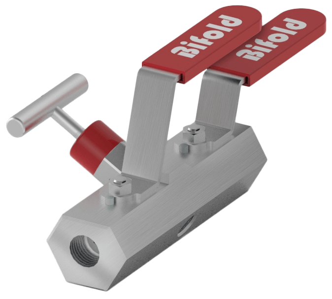 Bifold Double Block & Bleed Manifold (Hex Body), BV05